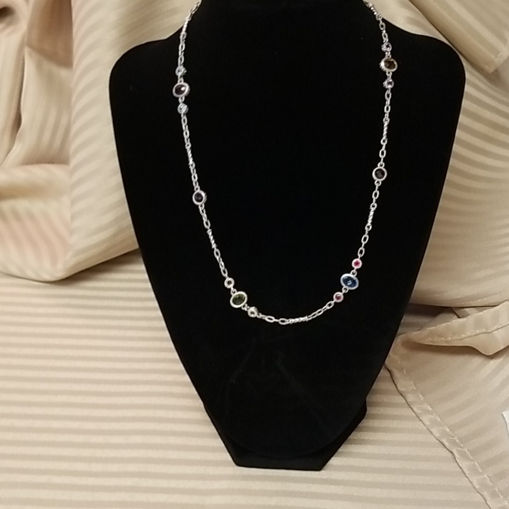 JR Multi Gem Vintage Necklace.